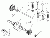 Toro 73401 (314-H) - 314-H Garden Tractor, 1994 (4900001-4999999) Listas de piezas de repuesto y dibujos CAMSHAFT, CRANKSHAFT AND VALVES