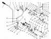 Toro 73401 (314-H) - 314-H Garden Tractor, 1994 (4900001-4999999) Listas de piezas de repuesto y dibujos CLUTCH, BRAKE MOTION CONTROL LINKAGE