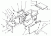 Toro 73401 (314-H) - 314-H Garden Tractor, 1994 (4900001-4999999) Listas de piezas de repuesto y dibujos HOOD STAND AND SUPPORTS