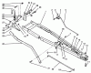 Toro 79251 - 48" Snow Blade, 1993 (39000001-39999999) Listas de piezas de repuesto y dibujos FRAME ASSEMBLY
