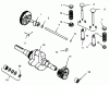 Toro 73401 (314-H) - 314-H Garden Tractor, 1995 (5901261-5999999) Listas de piezas de repuesto y dibujos CAMSHAFT, CRANKSHAFT AND VALVES