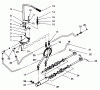 Toro 73401 (314-H) - 314-H Garden Tractor, 1995 (5901261-5999999) Listas de piezas de repuesto y dibujos HYDRAULIC CONTROL SYSTEM