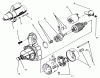 Toro 73440 (416-8) - 416-8 Garden Tractor, 1995 (5900001-5900222) Listas de piezas de repuesto y dibujos STARTER