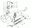 Toro 73421 (416-H) - 416-H Garden Tractor, 1996 (6900001-6999999) Listas de piezas de repuesto y dibujos HYDRAULIC CONTROL SYSTEM