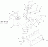 Toro 79301 - 42"/48" Vacuum Bagger, 300 Series Garden Tractors, 2001 (210000001-210999999) Listas de piezas de repuesto y dibujos DRIVE COMPONENT ASSEMBLY