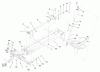 Toro 73428 (312-8) - 312-8 Garden Tractor, 1998 (8900500-8999999) Listas de piezas de repuesto y dibujos FRAME AXLE AND STEERING SYSTEM