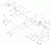 Toro 73429 (312-8) - 312-8 Garden Tractor, 1999 (9900001-9999999) Listas de piezas de repuesto y dibujos CLUTCH SYSTEM ASSEMBLY