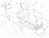 Toro 73471 (518xi) - 518xi Garden Tractor, 1999 (9900001-9999999) Listas de piezas de repuesto y dibujos GRILLE & SIDE PANELS ASSEMBLY
