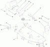 Toro 79310 - 48" Vacuum Bagger, 5xi Garden Tractors, 2006 (260000001-260999999) Listas de piezas de repuesto y dibujos DECK ASSEMBLY