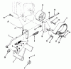 Toro 73501 (520-H) - 520-H Garden Tractor, 1995 (59002947-59999999) Listas de piezas de repuesto y dibujos CLUTCH, BRAKE AND SPEED CONTROL LINKAGE