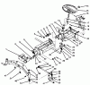 Toro 73501 (520-H) - 520-H Garden Tractor, 1995 (59002947-59999999) Listas de piezas de repuesto y dibujos FRONT AXLE AND STEERING
