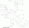 Toro 73502 (520-H) - 520-H Garden Tractor, 1997 (7900001-7999999) Listas de piezas de repuesto y dibujos HOODSTAND ELECTRICAL HOUSING & WIRE HARNESS