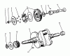 Toro 73520 (520-H) - 520-H Garden Tractor, 1995 (5900178-5999999) Listas de piezas de repuesto y dibujos CAMSHAFT & CRANKSHAFT