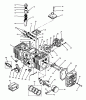 Toro 73520 (520-H) - 520-H Garden Tractor, 1995 (5900178-5999999) Listas de piezas de repuesto y dibujos ENGINE CYLINDER BLOCK