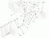 Toro 73546 (520Lxi) - 520Lxi Garden Tractor, 1998 (8900001-8999999) Listas de piezas de repuesto y dibujos TIE RODS, SPINDLE & FRONT AXLE ASSEMBLY