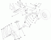 Toro 73552 (523Dxi) - 523Dxi Garden Tractor, 1999 (9900001-9999999) Listas de piezas de repuesto y dibujos TIE RODS, SPINDLE, & FRONT AXLE ASSEMBLY