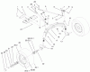 Toro 73561 (522xi) - 522xi Garden Tractor, 2000 (000000001-000999999) Listas de piezas de repuesto y dibujos TIE RODS, SPINDLE, & FRONT AXLE ASSEMBLY