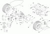Toro 74582 (DH 210) - DH 210 Lawn Tractor, 2008 (280000001-280999999) Listas de piezas de repuesto y dibujos TRANSMISSION DRIVE ASSEMBLY