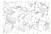 Toro 74590 (190-DH) - 190-DH Lawn Tractor, 2001 (210000001-210999999) Listas de piezas de repuesto y dibujos BODY ASSEMBLY #2