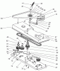 Toro 74590 (190-DH) - 190-DH Lawn Tractor, 2001 (210000001-210999999) Listas de piezas de repuesto y dibujos CUTTING PAN ASSEMBLY