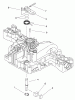 Toro 74596 (DH 220) - DH 220 Lawn Tractor, 2012 (SN 312000001-312999999) Listas de piezas de repuesto y dibujos BRAKE ASSEMBLY TRANSMISSION ASSEMBLY NO. 114-3155