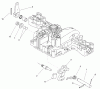 Toro 74596 (DH 220) - DH 220 Lawn Tractor, 2012 (SN 312000001-312999999) Listas de piezas de repuesto y dibujos CONTROL SHAFT ASSEMBLY TRANSMISSION ASSEMBLY NO. 114-3155