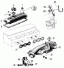 Toro 81-20RG01 (D-250) - D-250 10-Speed Tractor, 1978 Listas de piezas de repuesto y dibujos VALVE COVER AND INTAKE/EXHAUST MANIFOLD