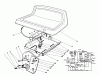 Toro 55600 - HMR-1200, 1989 (9000001-9999999) Listas de piezas de repuesto y dibujos SEAT ASSEMBLY