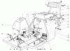 Toro 56006 - 25" Premium Rider, 1976 (6000001-6999999) Listas de piezas de repuesto y dibujos BODY AND SEAT ASSEMBLY
