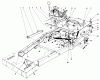 Toro 56006 - 25" Premium Rider, 1976 (6000001-6999999) Listas de piezas de repuesto y dibujos FRAME ASSEMBLY