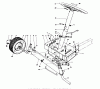 Toro 56025 - 25" Premium Rider Keylectric, 1973 (3000001-3999999) Listas de piezas de repuesto y dibujos FRONT AXLE ASSEMBLY