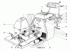 Toro 56027 - 25" Premium Rider Keylectric, 1975 (5000001-5999999) Listas de piezas de repuesto y dibujos BODY AND SEAT ASSEMBLY