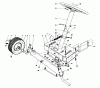 Toro 56033 - 25" Premium Rider Keylectric, 1974 (4000001-4999999) Listas de piezas de repuesto y dibujos FRONT AXLE ASSEMBLY