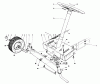 Toro 56044 - 25" Premium Rider Keylectric, 1981 (1000001-1999999) Listas de piezas de repuesto y dibujos FRONT AXLE ASSEMBLY