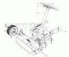 Toro 56080 - 25" Whirlwind Premium Rider, 1981 (1000001-1999999) Spareparts FRONT AXLE ASSEMBLY