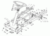 Toro 56123 (8-25) - 8-25 Rear Engine Rider, 1990 (0000001-0999999) Listas de piezas de repuesto y dibujos FRAME ASSEMBLY