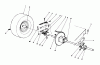Toro 56127 (7-25) - 7-25 Rear Engine Rider, 1989 (9000001-9999999) Listas de piezas de repuesto y dibujos REAR AXLE ASSEMBLY