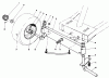 Toro 56128 (8-25) - 8-25 Rear Engine Rider, 1990 (0000001-0999999) Listas de piezas de repuesto y dibujos FRONT AXLE ASSEMBLY