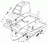 Toro 56128 (8-25) - 8-25 Rear Engine Rider, 1990 (0000001-0999999) Listas de piezas de repuesto y dibujos FRONT BODY ASSEMBLY