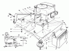 Toro 56132 (8-25) - 8-25 Recycler Rider, 1992 (2000001-2999999) Listas de piezas de repuesto y dibujos ENGINE ASSEMBLY