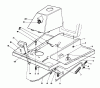 Toro 56132 (8-25) - 8-25 Recycler Rider, 1992 (2000001-2999999) Listas de piezas de repuesto y dibujos FRONT BODY ASSEMBLY