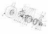 Toro 56132 (8-25) - 8-25 Recycler Rider, 1992 (2000001-2999999) Listas de piezas de repuesto y dibujos REAR AXLE ASSEMBLY
