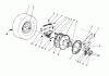Toro 56132 (825) - 825 Recycler Rider, 1991 (1000001-1999999) Listas de piezas de repuesto y dibujos REAR AXLE ASSEMBLY