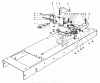 Toro 56138 (8-32) - 8-32 Rear Engine Rider, 1984 (4000001-4999999) Listas de piezas de repuesto y dibujos TRANSMISSION LINKAGE ASSEMBLY