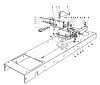 Toro 56138 (8-32) - 8-32 Rear Engine Rider, 1985 (5000001-5999999) Listas de piezas de repuesto y dibujos TRANSMISSION LINKAGE ASSEMBLY
