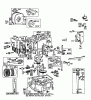 Toro 56145 (8-32) - 8-32 Rear Engine Rider, 1986 (6000001-6999999) Listas de piezas de repuesto y dibujos ENGINE BRIGGS & STRATTON MODEL NO. 191702-2160-01 8 H.P. REAR ENGINE RIDER RECOIL MODEL 56138 #2
