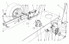Toro 56145 (8-32) - 8-32 Rear Engine Rider, 1986 (6000001-6999999) Listas de piezas de repuesto y dibujos REAR AXLE ASSEMBLY