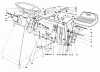 Toro 56145 (8-32) - 8-32 Rear Engine Rider, 1986 (6000001-6999999) Listas de piezas de repuesto y dibujos SEAT & STEERING WHEEL ASSEMBLY