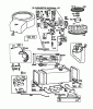 Toro 56145 (8-32) - 8-32 Rear Engine Rider, 1985 (5000001-5999999) Listas de piezas de repuesto y dibujos ENGINE BRIGGS & STRATTON MODEL NO. 191707-2132-01 #2