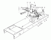 Toro 56145 (8-32) - 8-32 Rear Engine Rider, 1985 (5000001-5999999) Listas de piezas de repuesto y dibujos TRANSMISSION LINKAGE ASSEMBLY